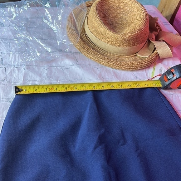 Anne Klein The Executive Collection Navy Blue Pencil Skirt Women's Size 4 NWT - Picture 16 of 16